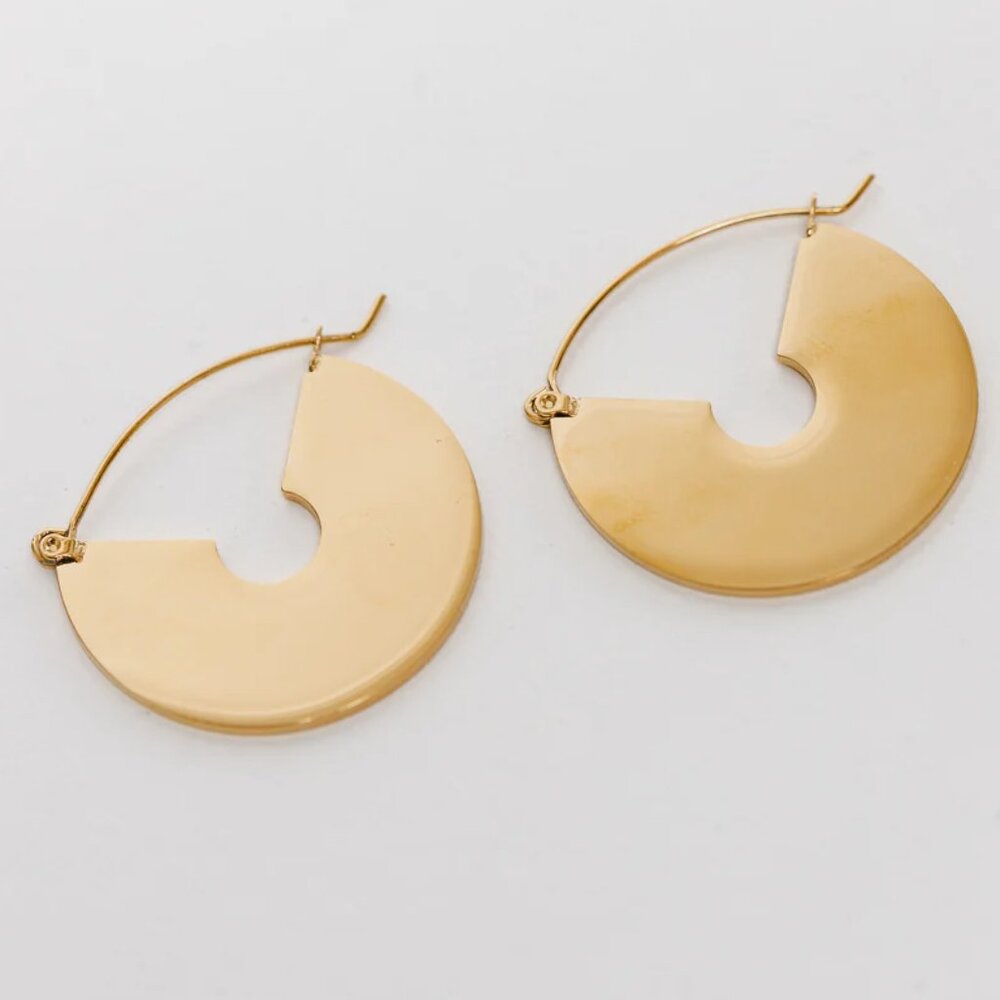 bohme ARIELLE GOLD EARRINGS/NWT